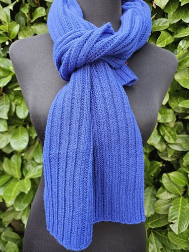 Fraas strickschal royalblau - fraas,