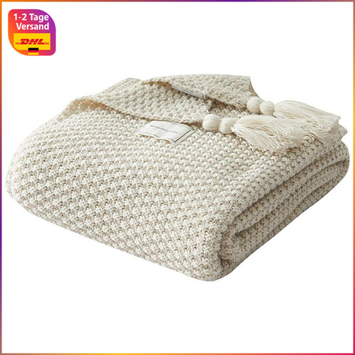 Decke strick plaid - decke,