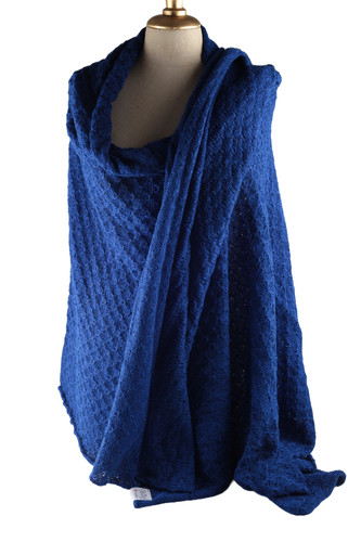 Xxl stola plaid strick - xxl,