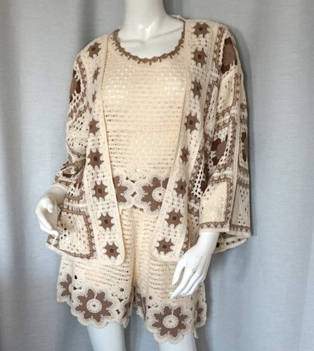 Hippie jacke häkel patchwork - hippie,