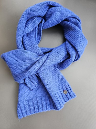 Fraas strickschal royalblau - strickschal, 30