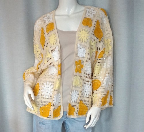 Hippie jacke häkel patchwork - hippie,