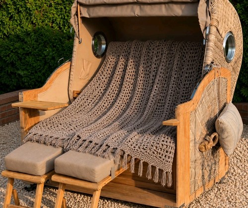Fine strick decke plaid - strick,