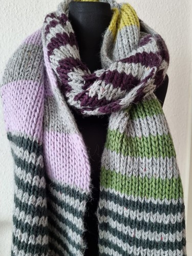 Strickschal xxl multicolour -  xxl,